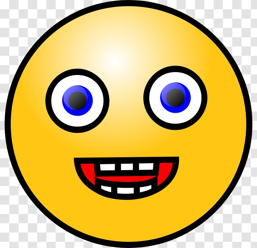Smiley Emoticon Wink Clip Art - Big Grin Transparent PNG
