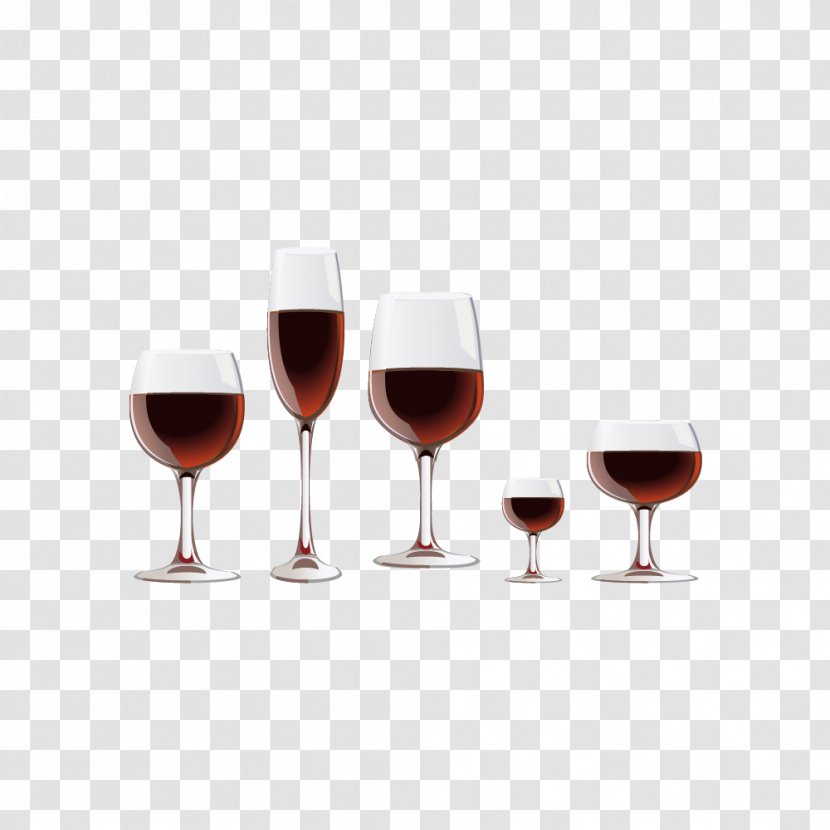 Red Wine White Shiraz Glass - Tableware - Collection Creative Transparent PNG