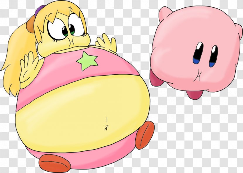 Kirby Princess Peach Luigi - Watercolor - Hao Transparent PNG