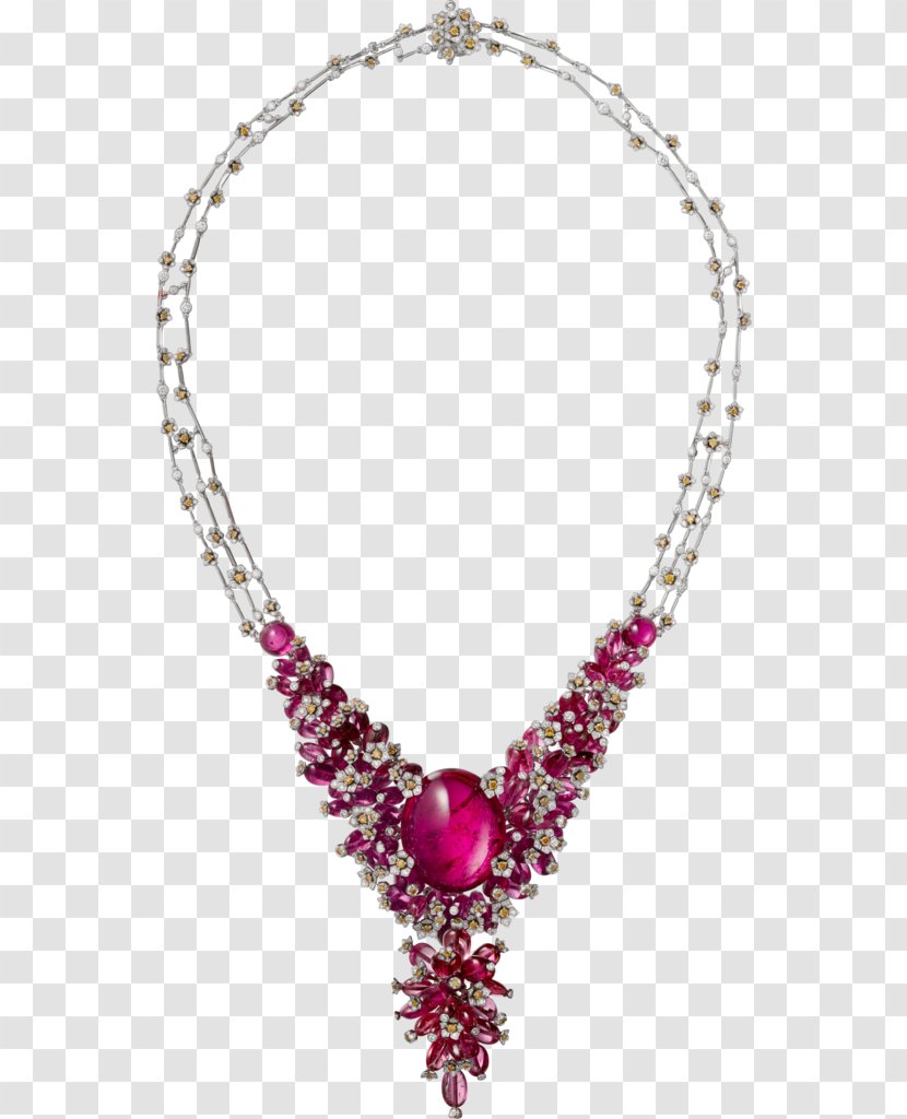 Ruby Cartier Jewellery Necklace Cabochon - Cut - Cobochon Jewelry Transparent PNG