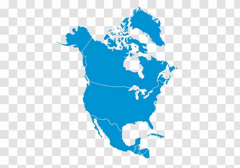 United States Canada Map - Wikipedia - America Transparent PNG