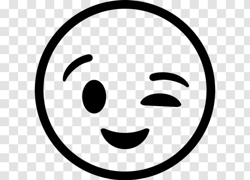 Smiley Wink Emoji Emoticon Rubber Stamp Transparent PNG