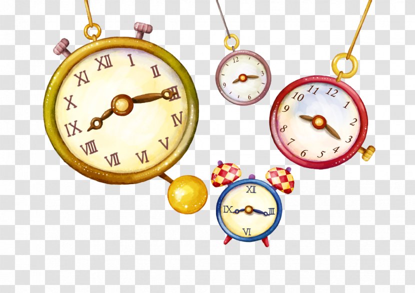 Alarm Clock Cartoon Illustration - Watches Transparent PNG