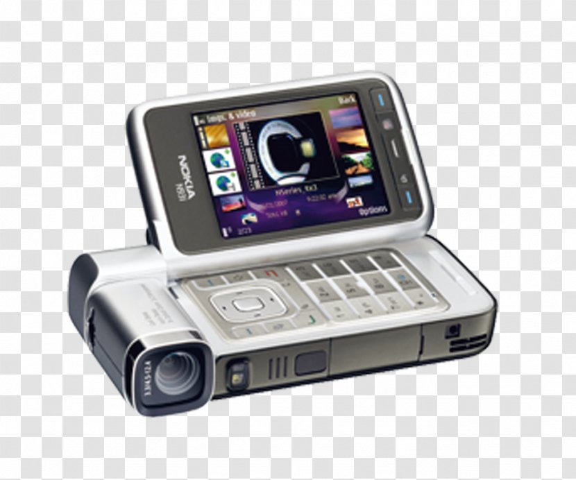 Nokia N93i N76 Telephone - Portable Communications Device - Tech Camera Transparent PNG