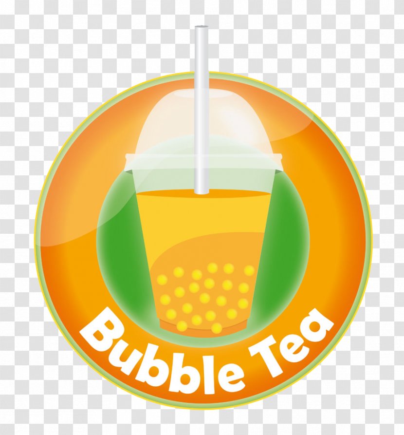 Bubble Tea Milk Masala Chai - Vector Orange Juice Transparent PNG