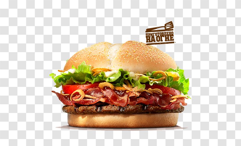 Chophouse Restaurant Whopper Hamburger Cheeseburger Barbecue - Burger King Transparent PNG