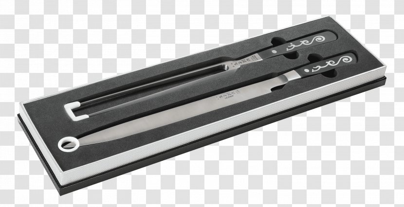 Knife Sharpening Tool Honing Steel - Hardware - Knives And Forks Transparent PNG