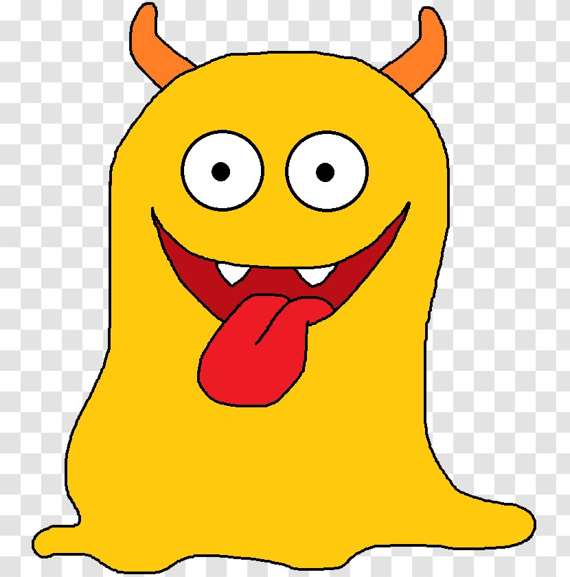 Monster Yellow Clip Art - Smiley - Cliparts Transparent PNG
