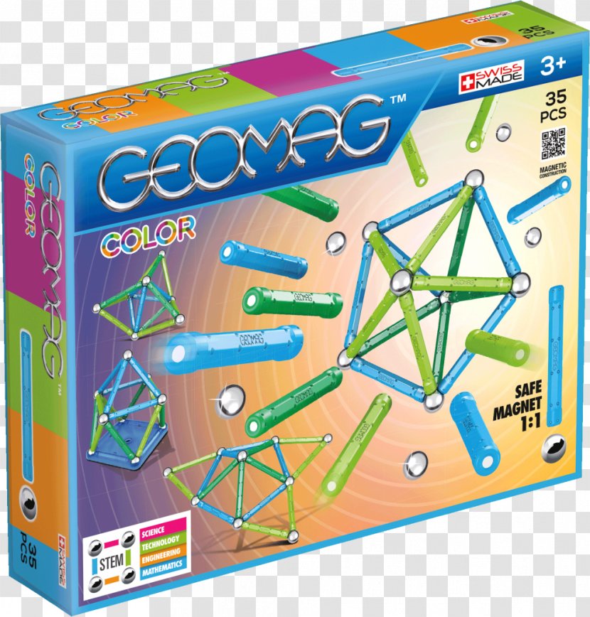 Geomag Construction Set Toy Color Craft Magnets Transparent PNG