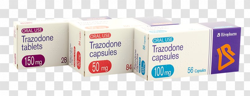 Trazodone Pharmaceutical Drug Antidepressant Dose Insomnia - Major Depressive Disorder Transparent PNG
