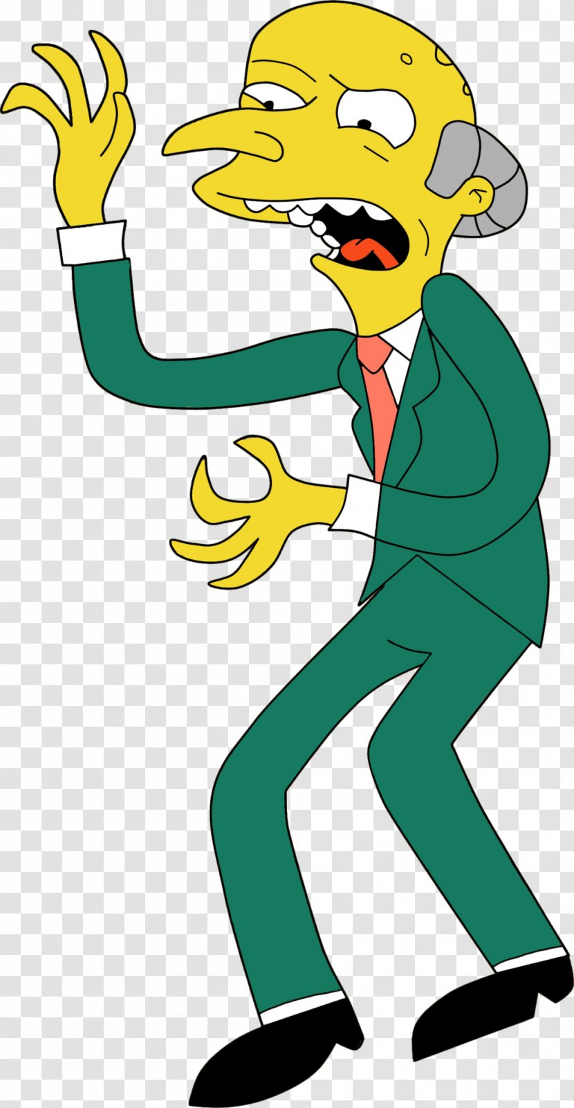 Bart Simpson Mr. Burns Homer Marge - Yellow - Mr Transparent PNG