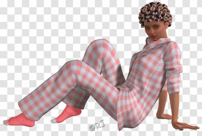 Tartan Sitting Outerwear - Plaid - Pajama Party Transparent PNG