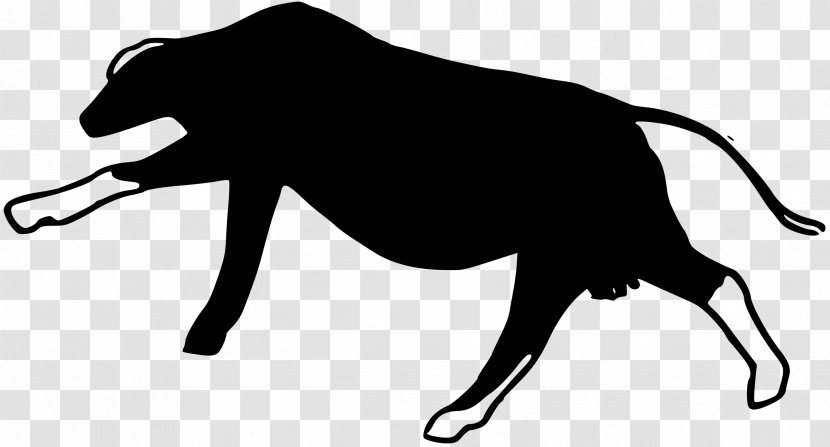 Cattle Black And White Clip Art - Dog Like Mammal - Fictional Character Transparent PNG