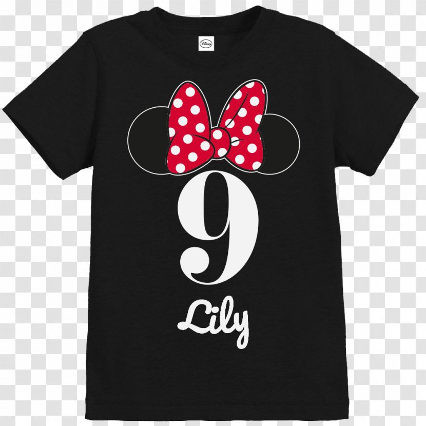T-shirt Minnie Mouse Mickey The Walt Disney Company - Cartoon Transparent PNG