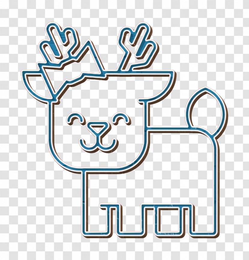 Animal Icon Deer Forest - Logo Line Art Transparent PNG