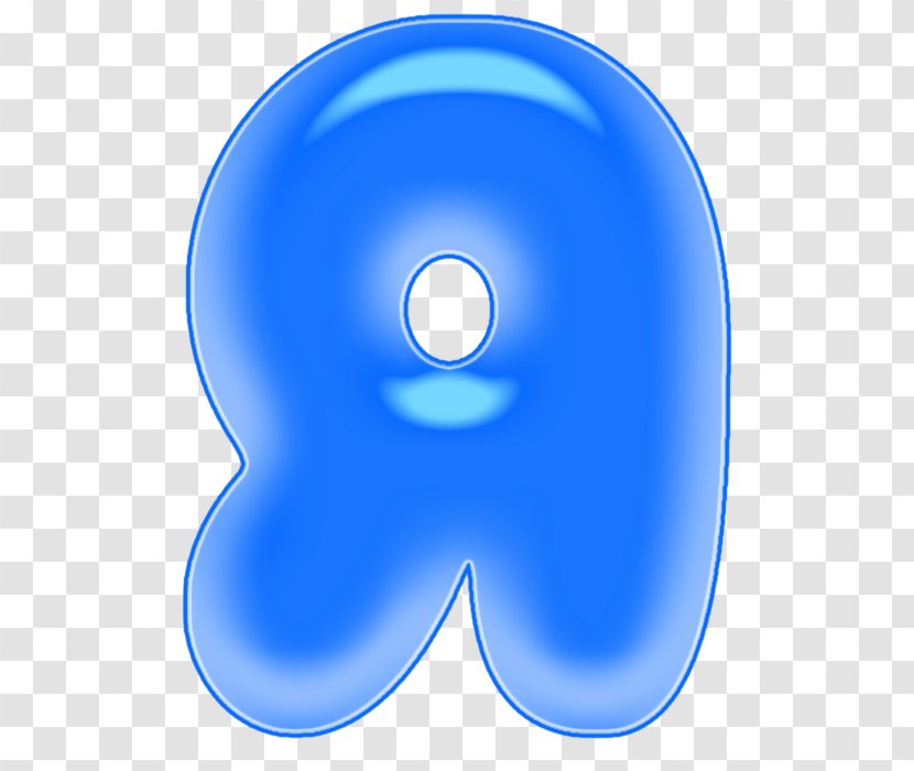 Circle Font - Electric Blue Transparent PNG