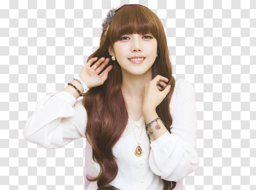 Bangs Wig Ulzzang Long Hair - Cartoon - Silhouette Transparent PNG