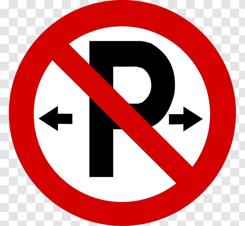 Ireland Traffic Sign Parking Car Park Yellow Line - Clearway - Printable No Signs Transparent PNG