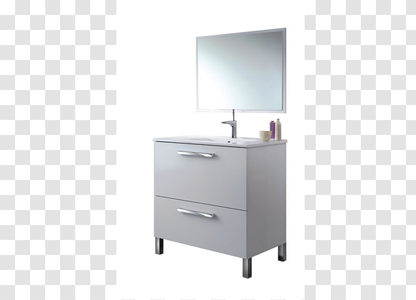 Drawer Sink Bathroom Furniture Mirror - Plumbing Fixture - Mueble Transparent PNG