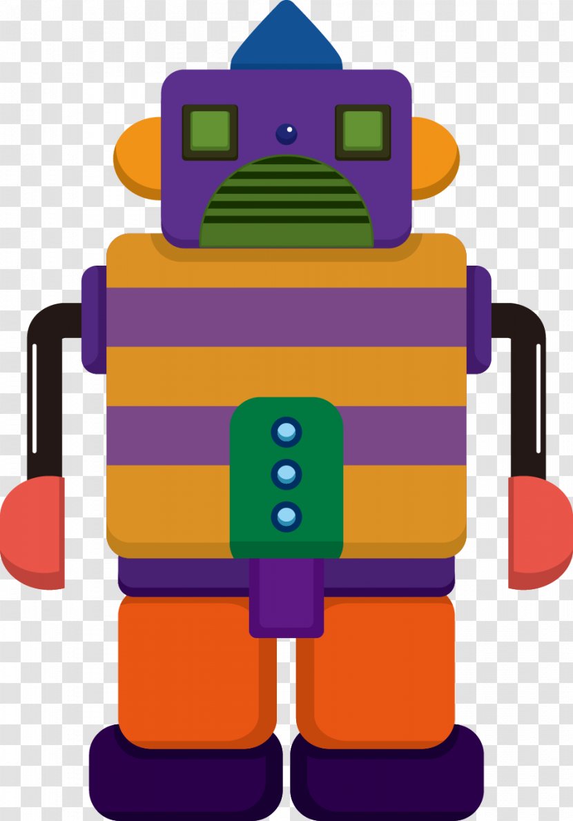 Robot Clip Art - Toy - Color Robots Transparent PNG
