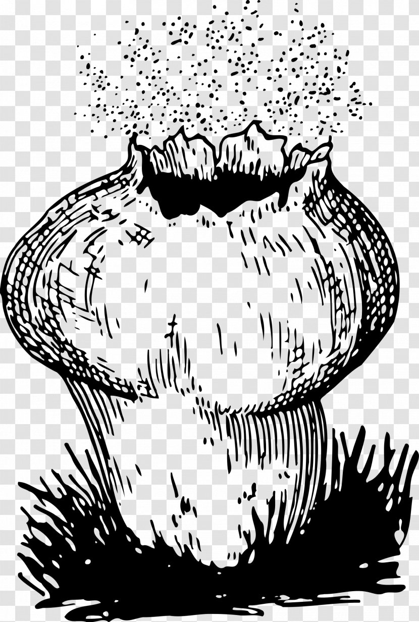 Spore Fungus Mushroom Puffball Asexual Reproduction - Cartoon - Mushrooms Transparent PNG