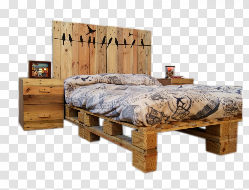 Pallet Recycling Wood Bedroom Table - Dining Room Transparent PNG