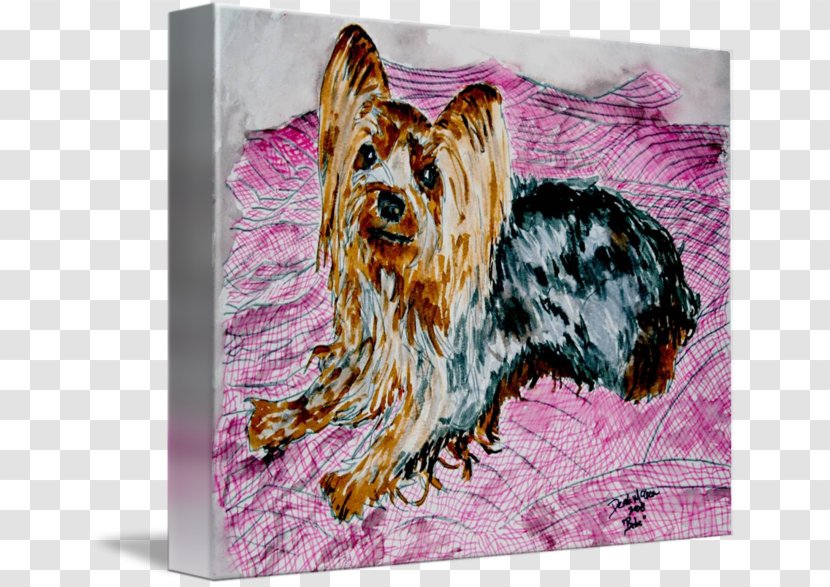 Yorkshire Terrier Australian Silky Cairn Dog Breed - Australia - Watercolor Puppy Transparent PNG