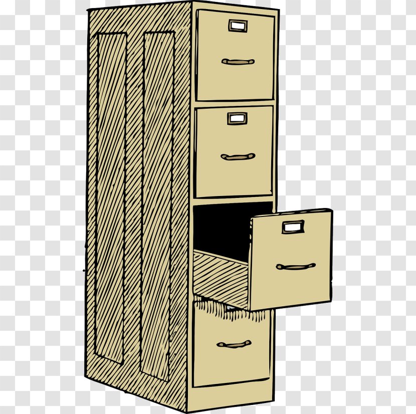 Clip Art File Cabinets Cabinetry Openclipart Vector Graphics - Furniture - Filing Cabinet Transparent PNG