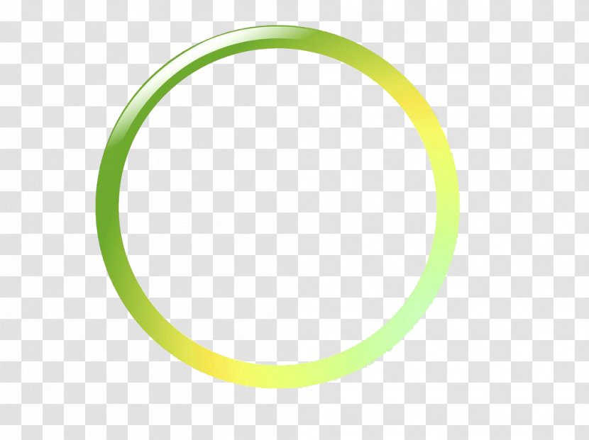 Material Circle Body Piercing Jewellery Font - Jewelry - Gradient Green Ring Transparent PNG