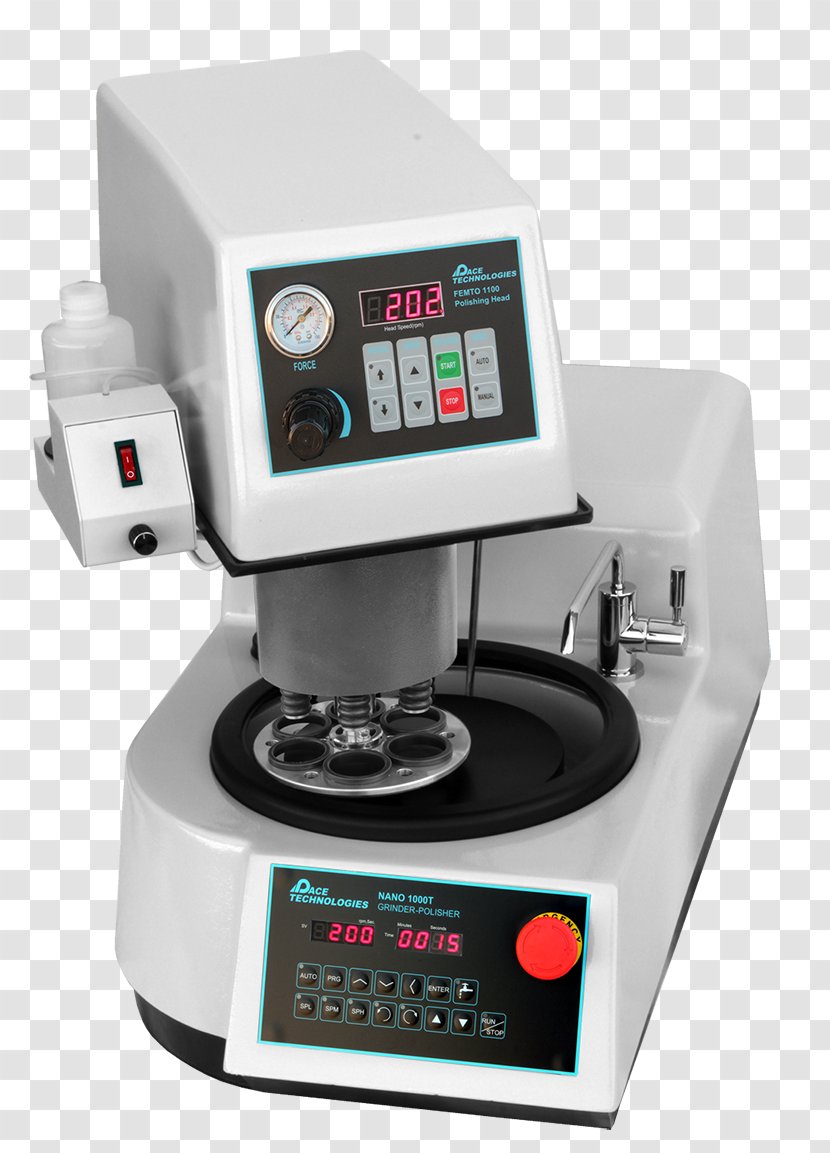 Polishing Metallography Wafering Optical Microscope Grinding Machine - Video - Drawing Transparent PNG