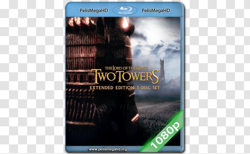 The Two Towers Lord Of Rings Blu-ray Disc Frodo Baggins Extended Edition - Dvd Transparent PNG