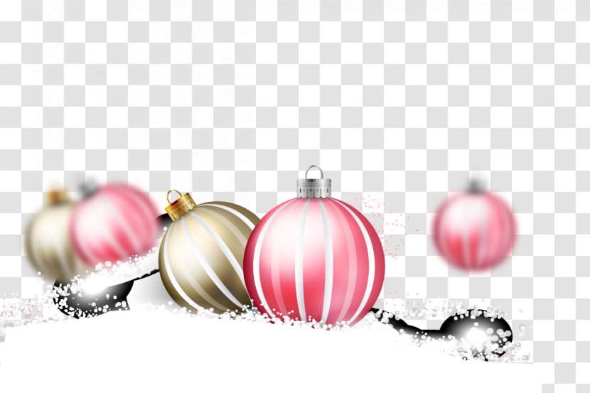 Snow Christmas - Vector Ball Transparent PNG