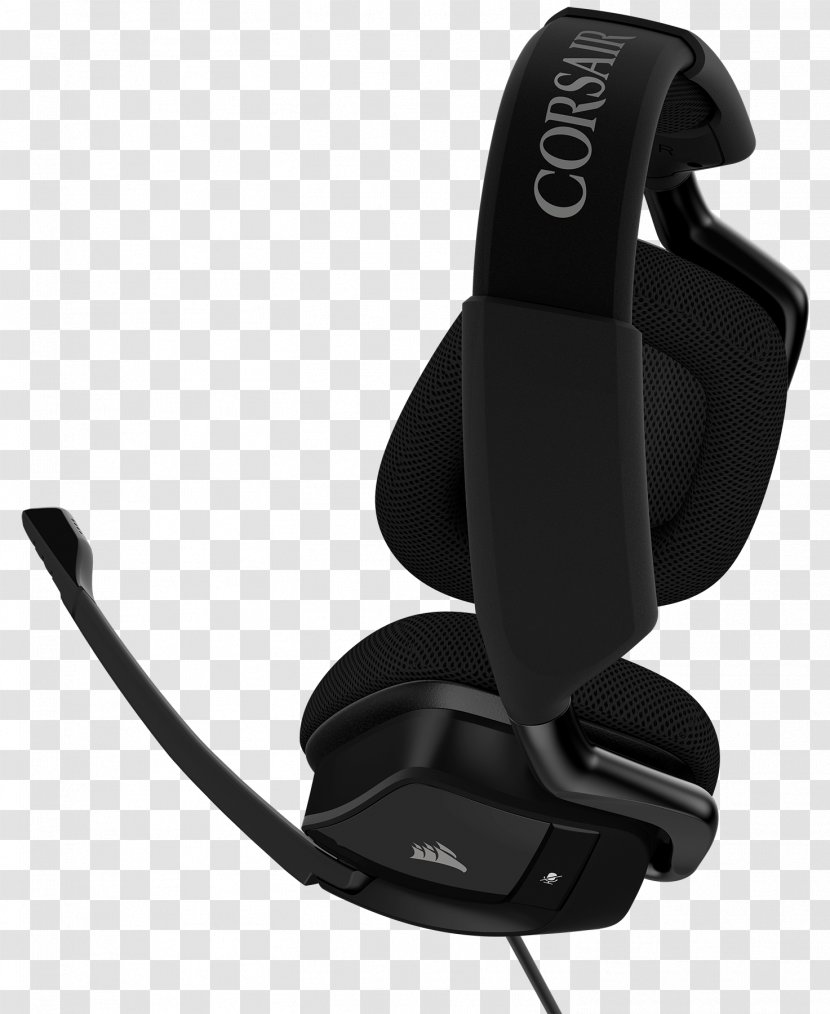 Corsair VOID PRO RGB 7.1 Surround Sound Headset Headphones Dolby Headphone - Technology Transparent PNG