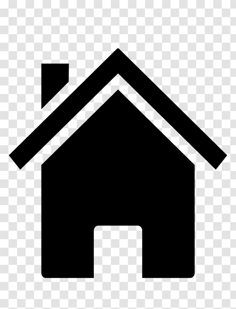 House Real Estate Clip Art - Black And White - Home Transparent PNG