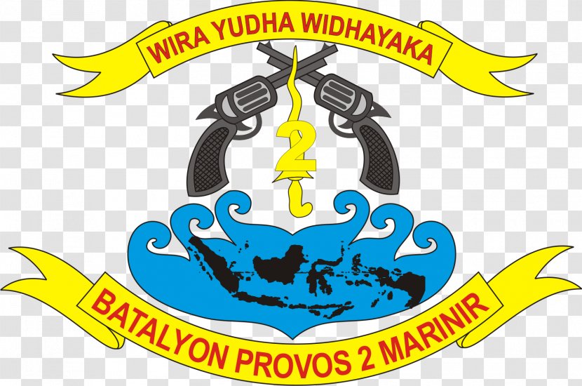Indonesian Marine Corps Logo Marines Batalyon Polisi Militer 2/Marinir - Artwork - Military Transparent PNG