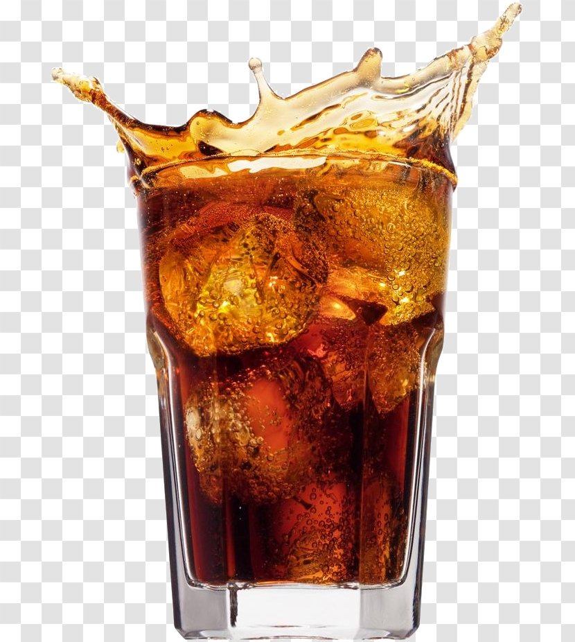 Fizzy Drinks Coca-Cola Cocktail Carbonated Drink - Grog - Creative Coca-cola Transparent PNG