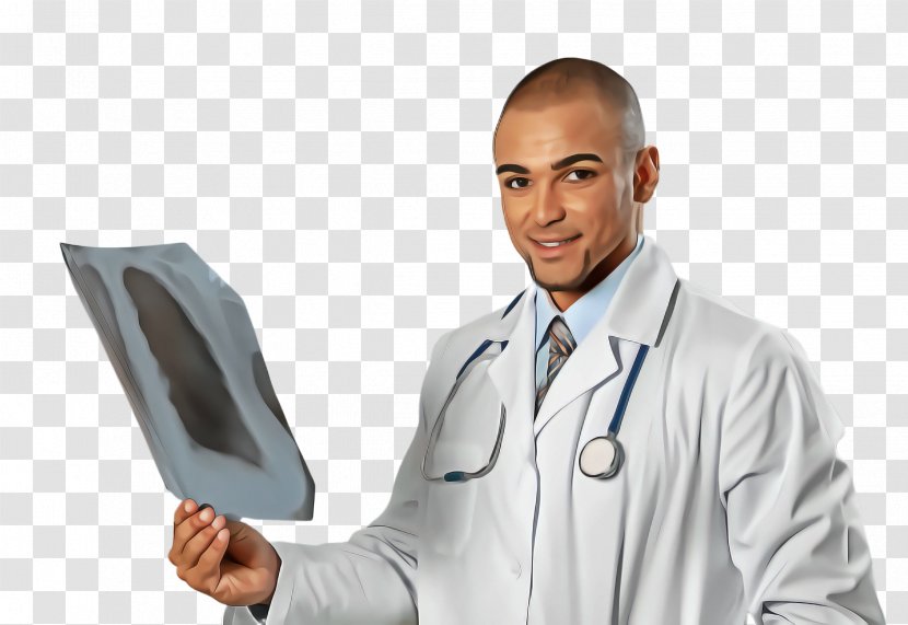 X-ray Workwear White Coat Medical Equipment - Gesture Service Transparent PNG