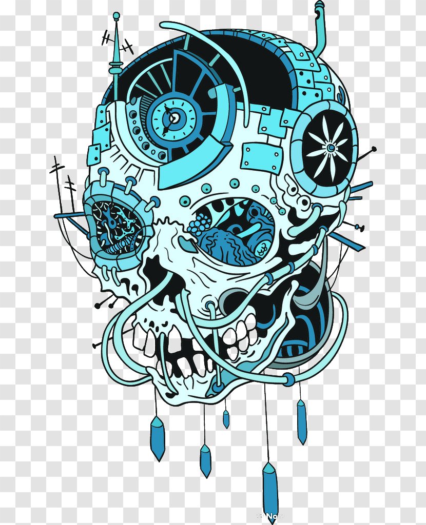 T-shirt Human Skull Calavera - Art - Model Skeleton Transparent PNG