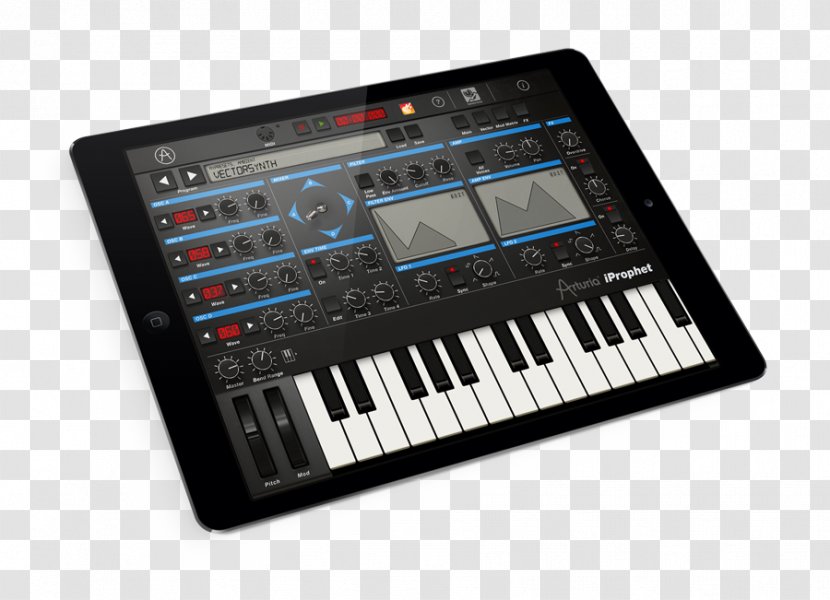 Arturia MiniBrute Sequential Circuits Prophet-5 Sound Synthesizers IPad - Flower - Prophet Transparent PNG