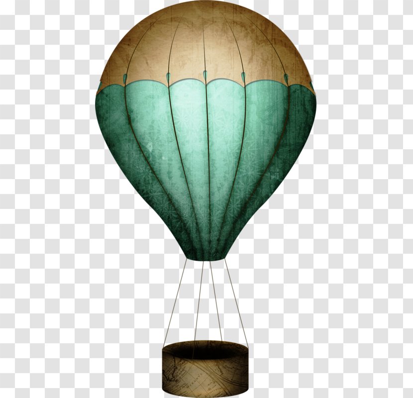 Hot Air Ballooning - Painting Emerald Green Balloon Transparent PNG