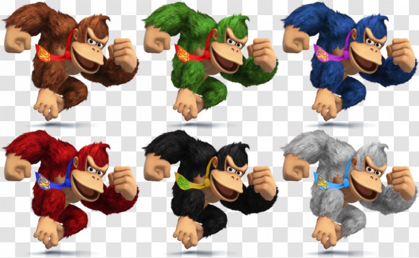 Super Smash Bros. For Nintendo 3DS And Wii U Donkey Kong Jr. Melee Brawl - Video Game - Carnivoran Transparent PNG