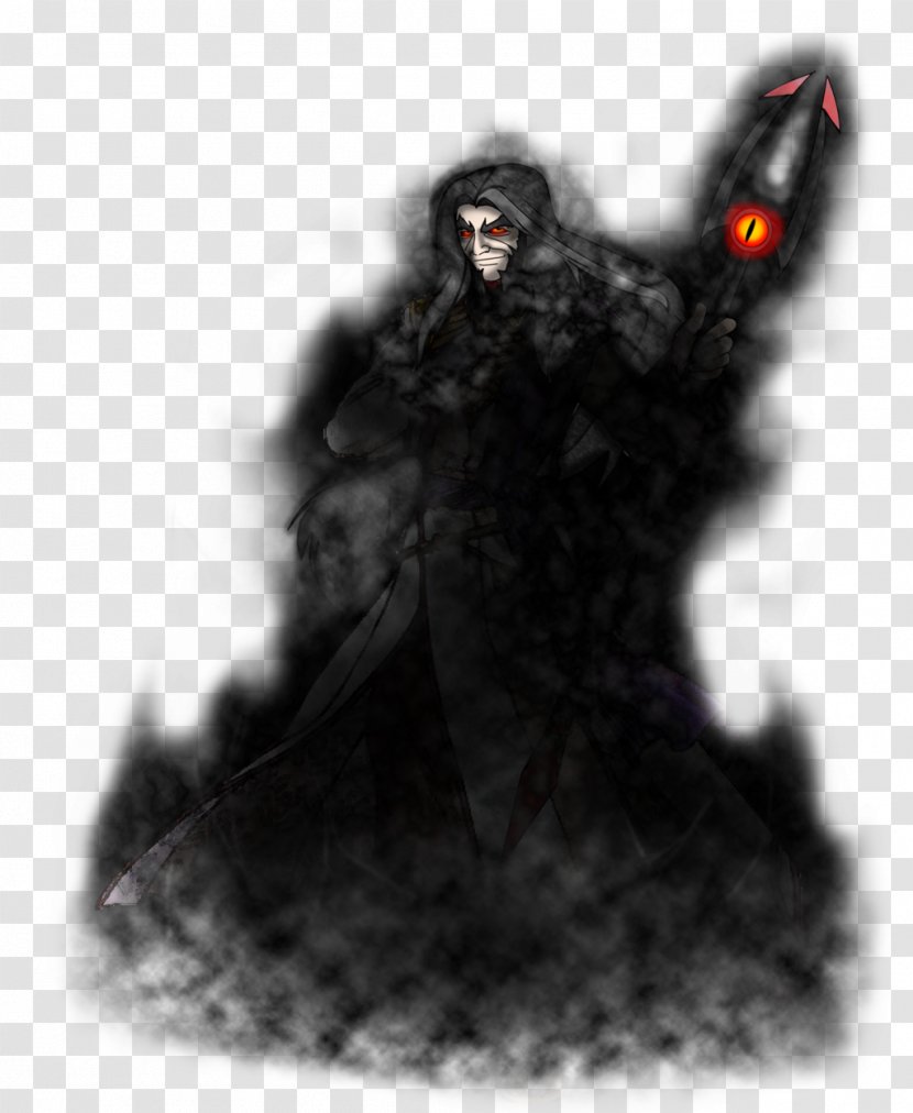 ...Father Of The Undead God Death Fantasy - Black And White Transparent PNG