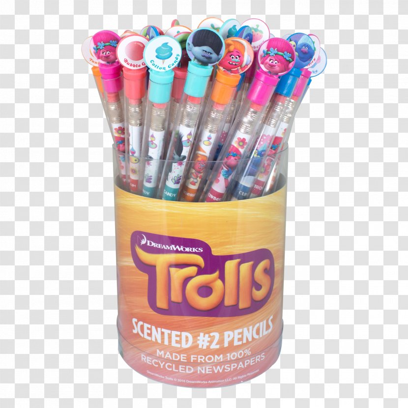 Pencil Trolls School Supplies Eraser Transparent PNG