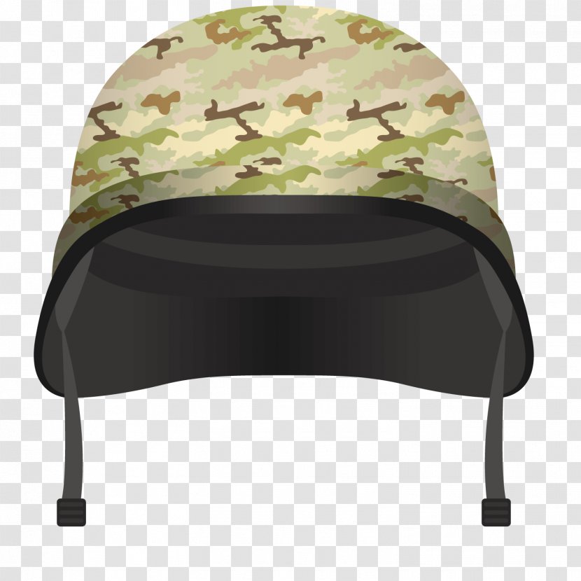 Cap Hat Military Camouflage - Clothing - Army Green Transparent PNG