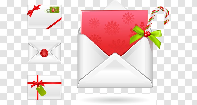 Royal Christmas Message Icon - Vector Envelope Transparent PNG
