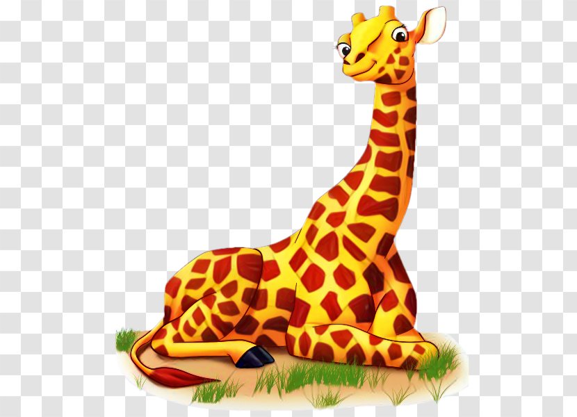 Northern Giraffe Clip Art Cartoon Vector Graphics - Fawn - Terrestrial Animal Transparent PNG