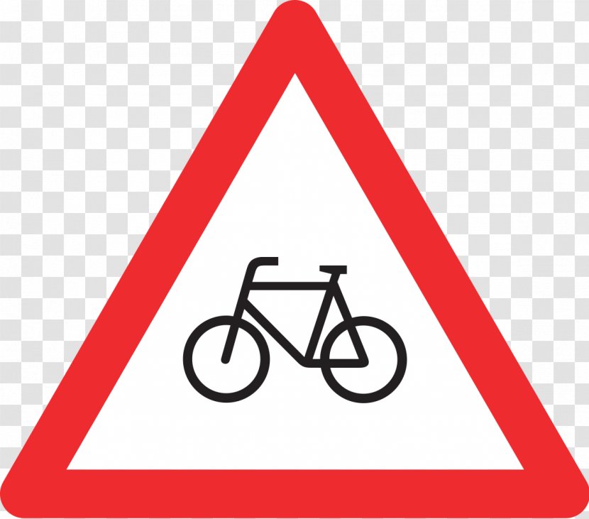 Traffic Sign Bicycle Road Cycling - Triangle - Signal Transparent PNG