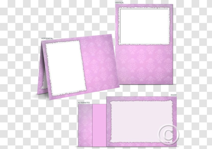 Paper Pink M Rectangle RTV - Purple - Memento Transparent PNG