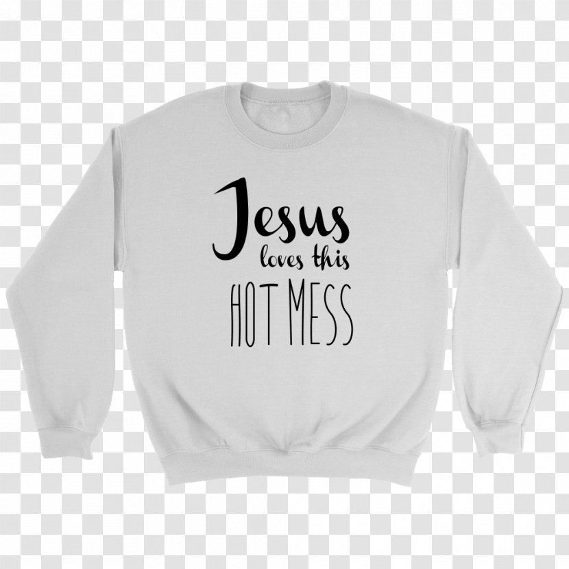 T-shirt Hoodie Crew Neck Neckline Clothing - Joint - Jesus Love Transparent PNG