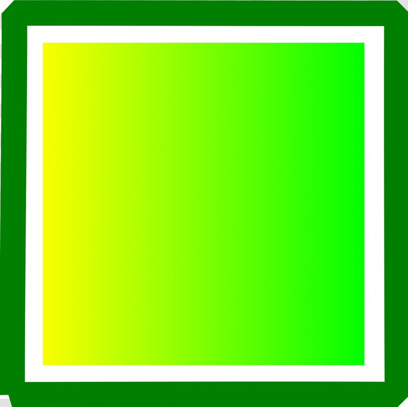 Green Clip Art - Yellow - Square Transparent PNG